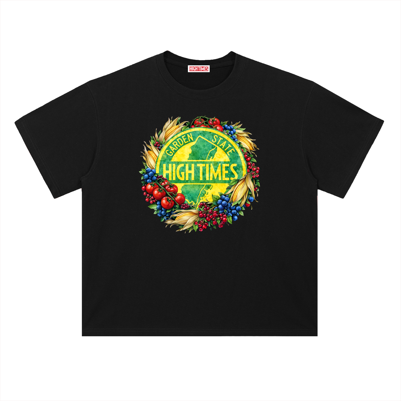 NEW JERSEY CANNABIS CUP 26 WREATH S/S T-SHIRT – High Times Shop