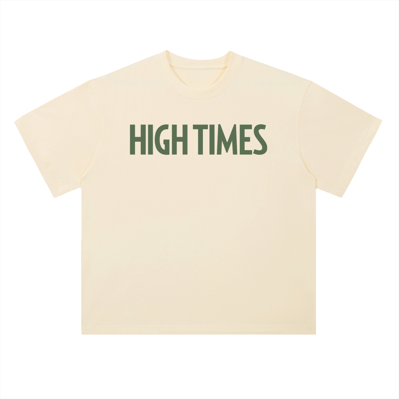 HIGH TIMES 50TH ANNIVERSARY S/S CREAM T-SHIRT