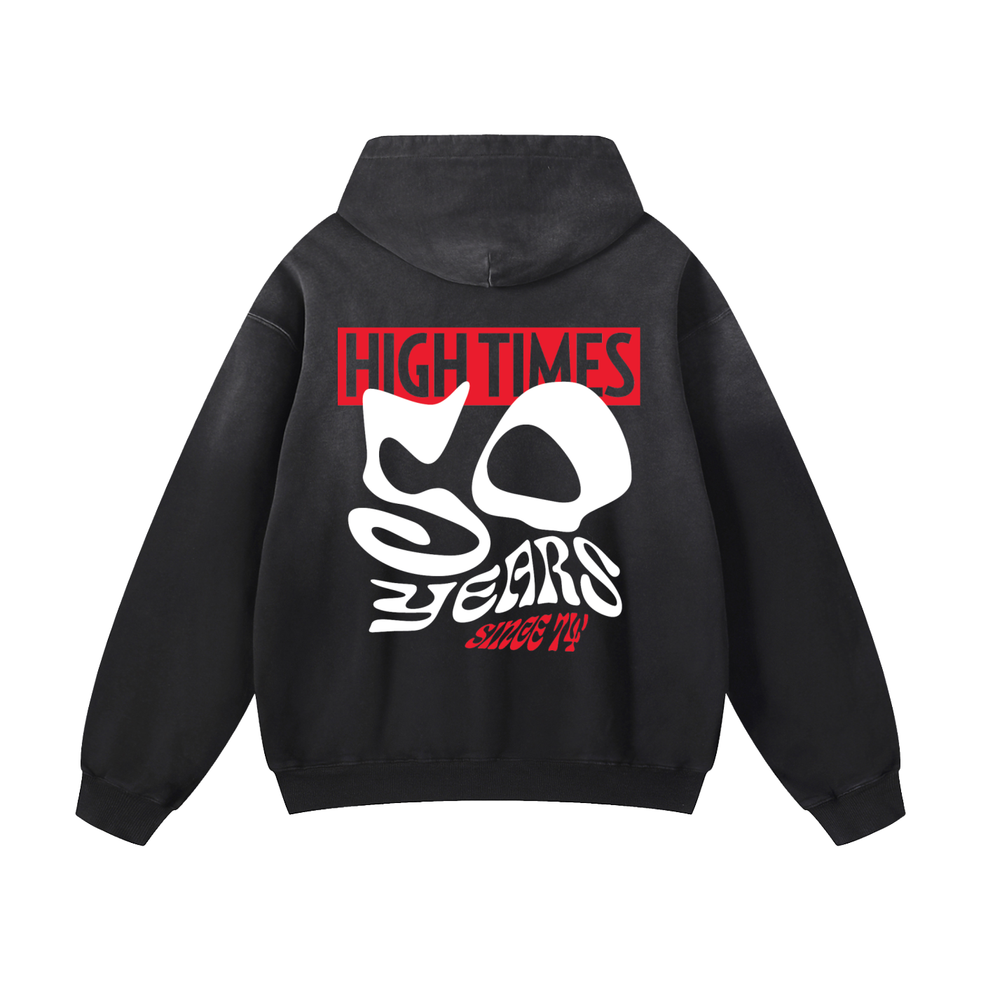 HIGH TIMES 50TH ANNIVERSARY SWIRL SUNFADE HOODIE