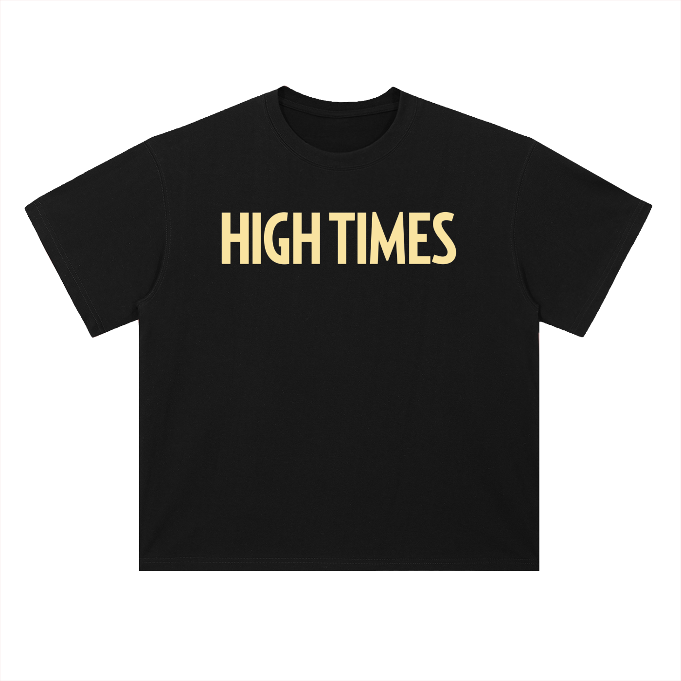 HIGH TIMES 50TH ANNIVERSARY S/S BLACK T-SHIRT