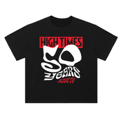 HIGH TIMES 50TH ANNIVERSARY BLACK SWIRL S/S T-SHIRT