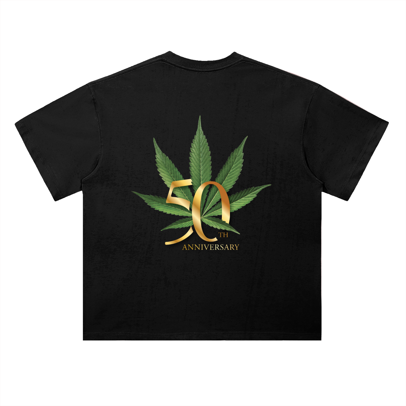 HIGH TIMES 50TH ANNIVERSARY S/S BLACK T-SHIRT