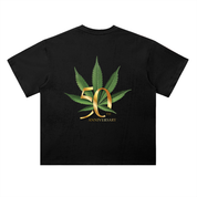 HIGH TIMES 50TH ANNIVERSARY S/S BLACK T-SHIRT