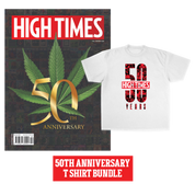 50TH ANNIVERSARY WHITE STENCIL S/S T-SHIRT BUNDLE