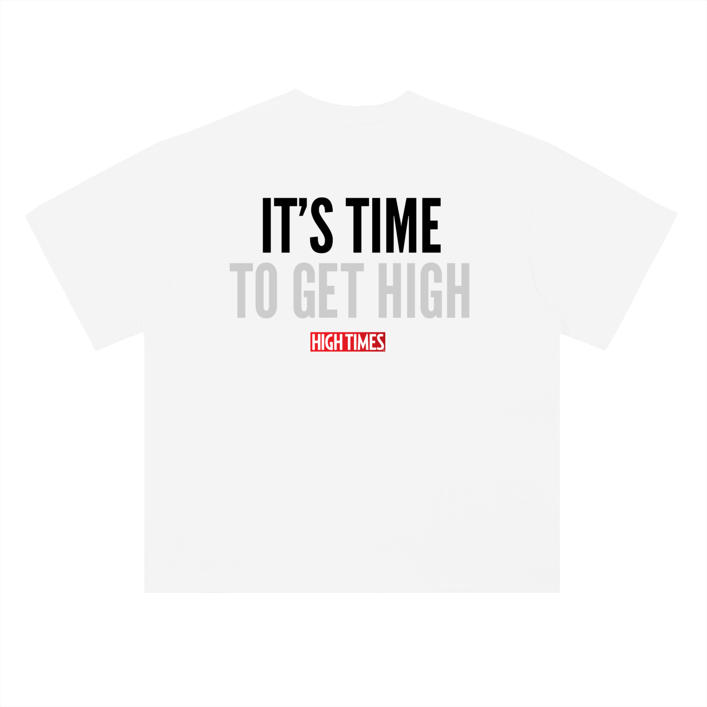 IT'S TIME 420 WHITE S/S T-SHIRT