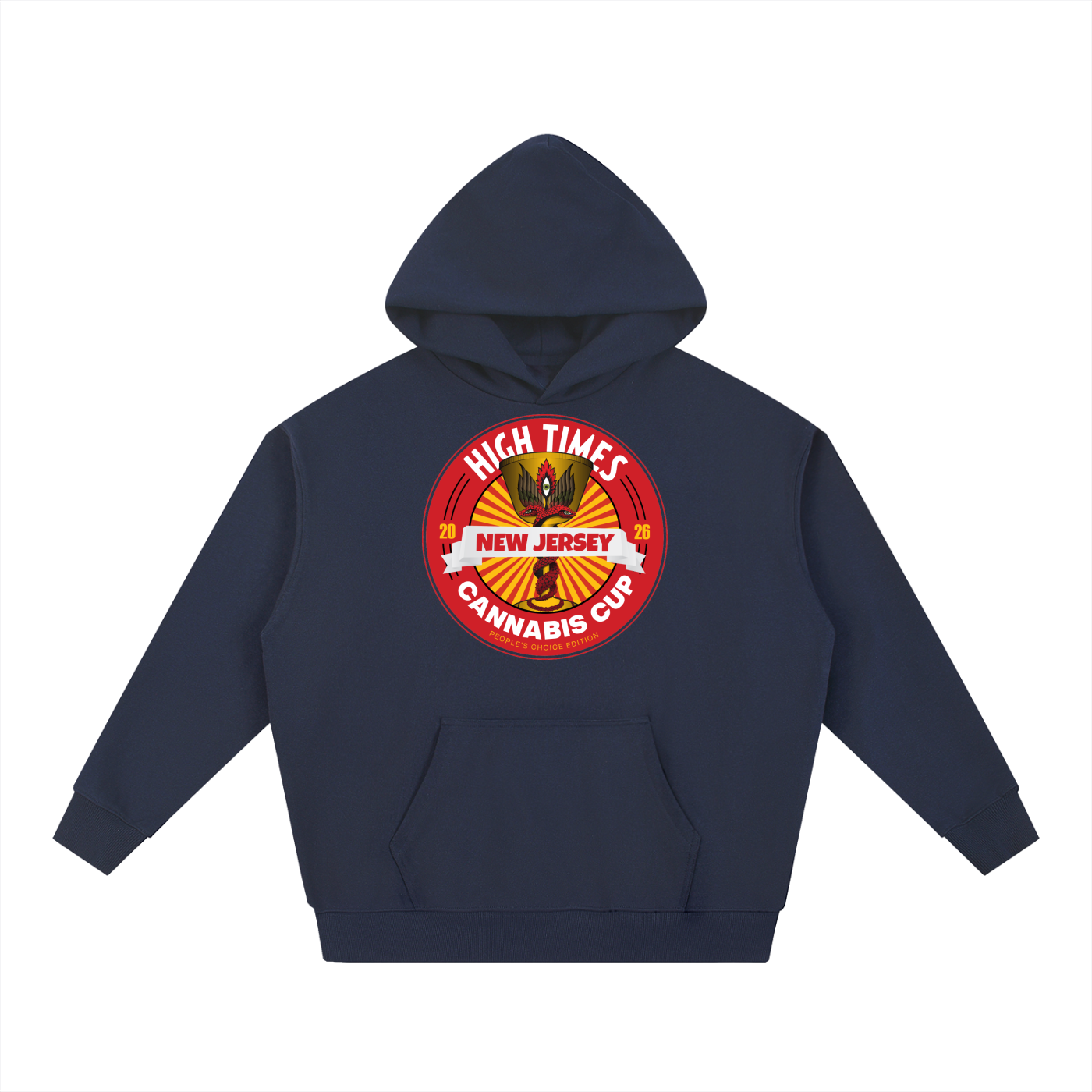CANNABIS CUP 26 NJ CIRCLE BADGE HOODIE