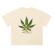 HIGH TIMES 50TH ANNIVERSARY S/S CREAM T-SHIRT