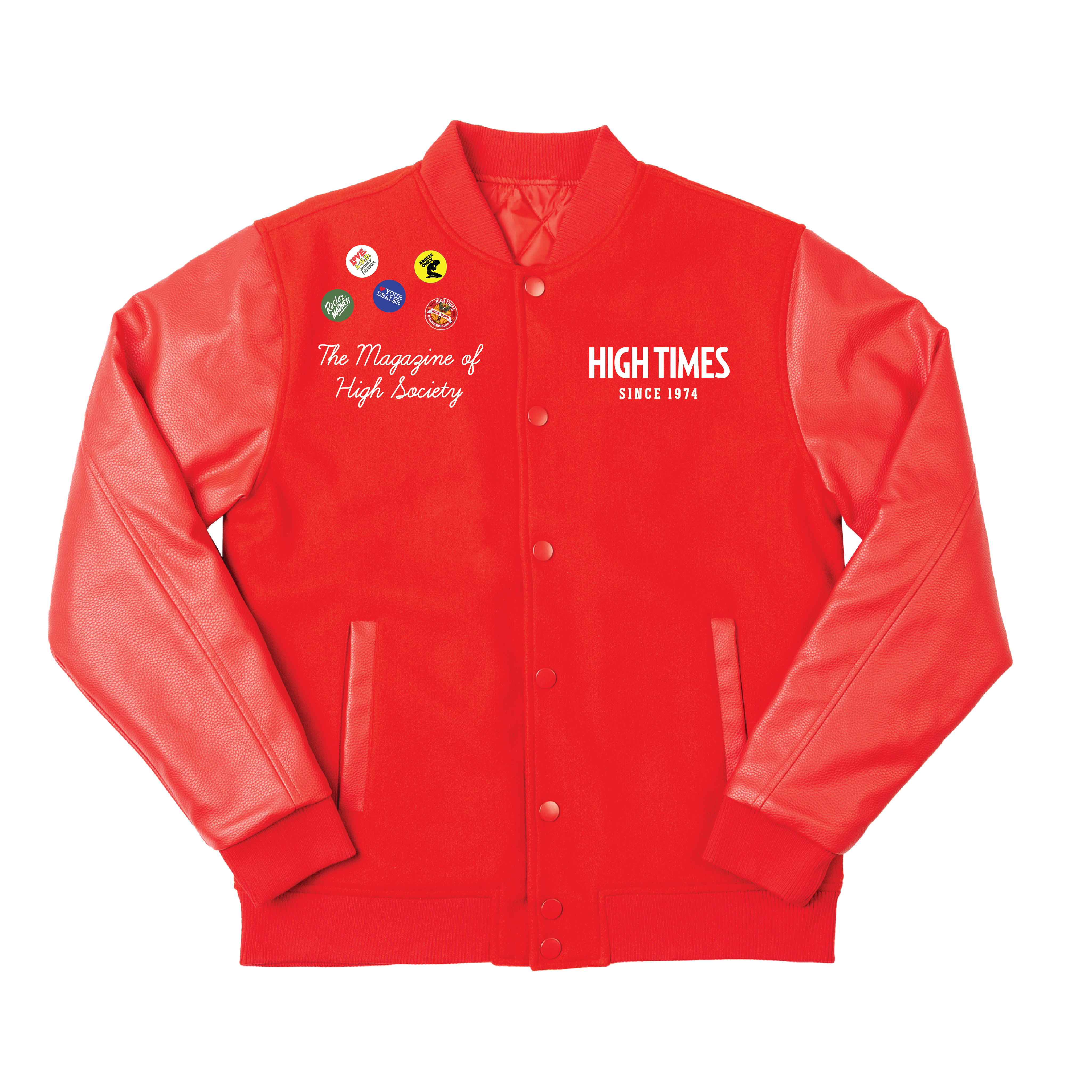 HIGH TIMES COMMEMORATIVE VARSITY JACKET